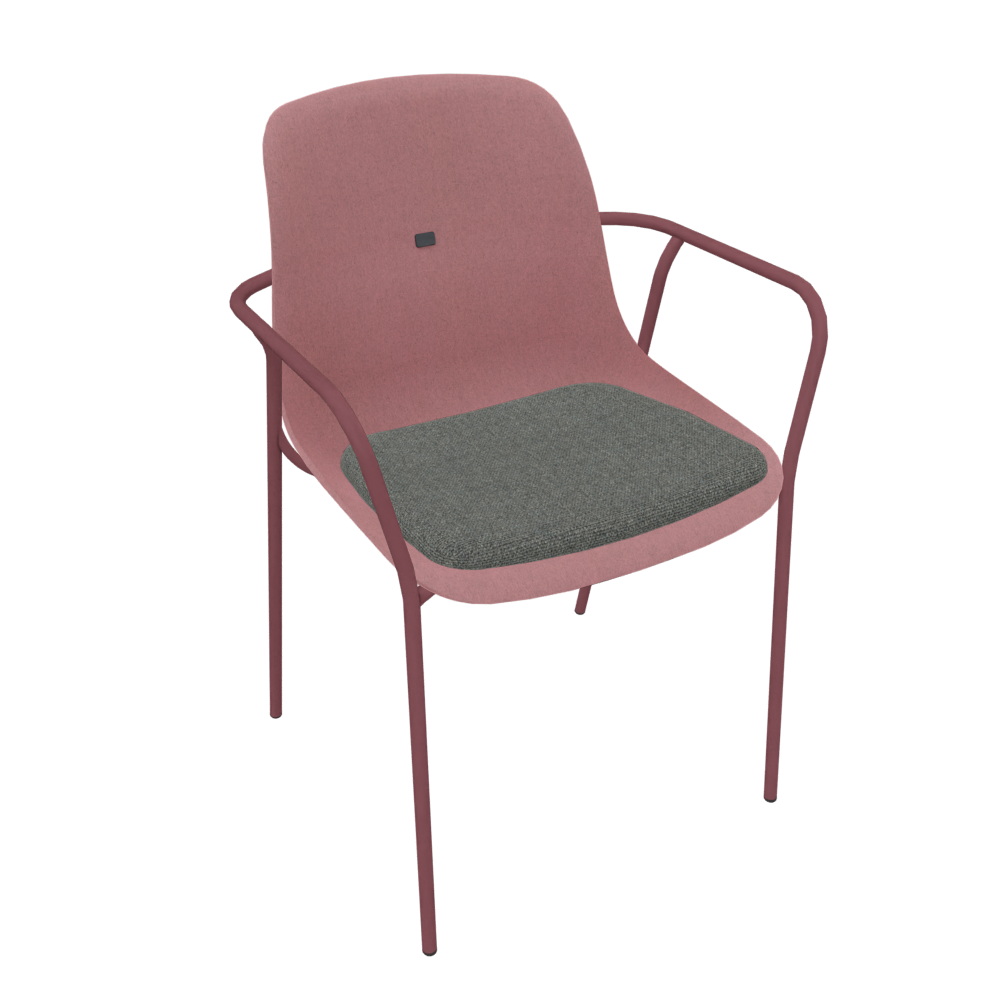 Antique Pink Veeda Fine Armchair