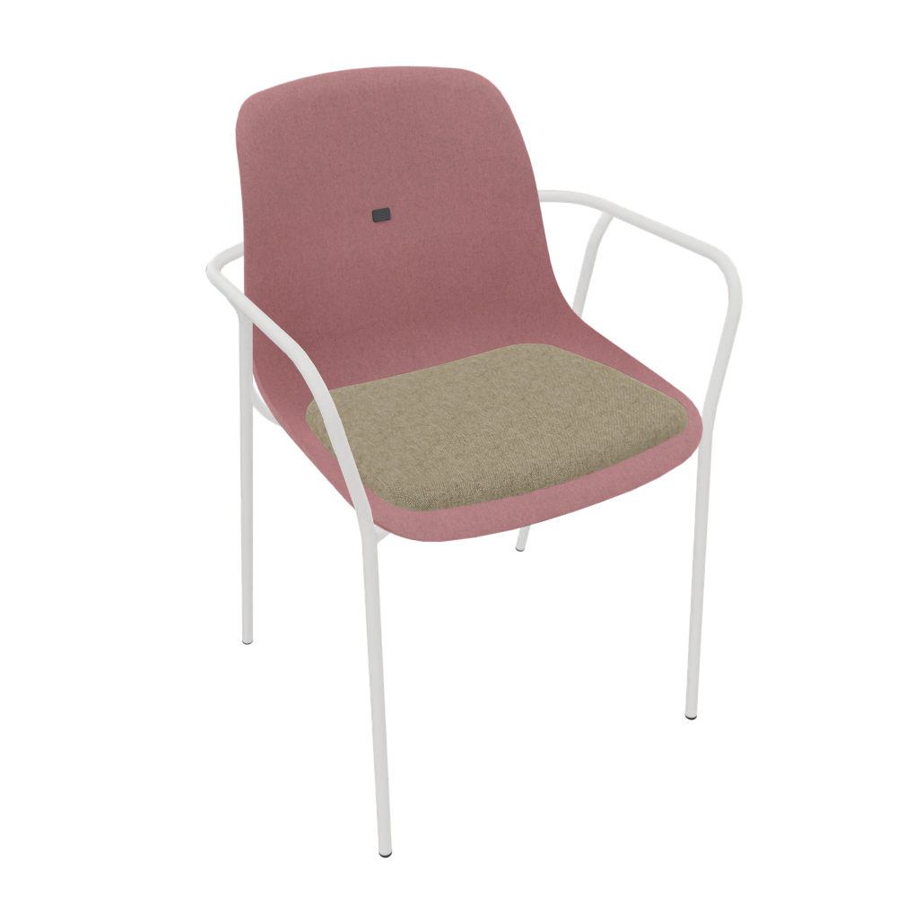 Antique Pink Veeda Fine Armchair