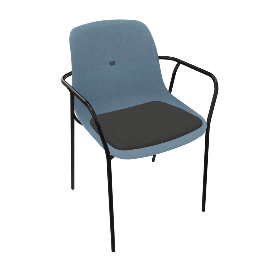 Azure Blue Veeda Fine Armchair