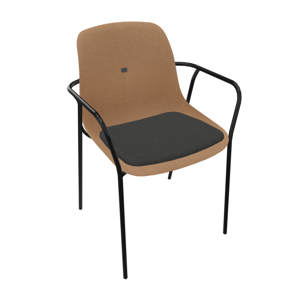 Brown Beige Veeda Fine Armchair