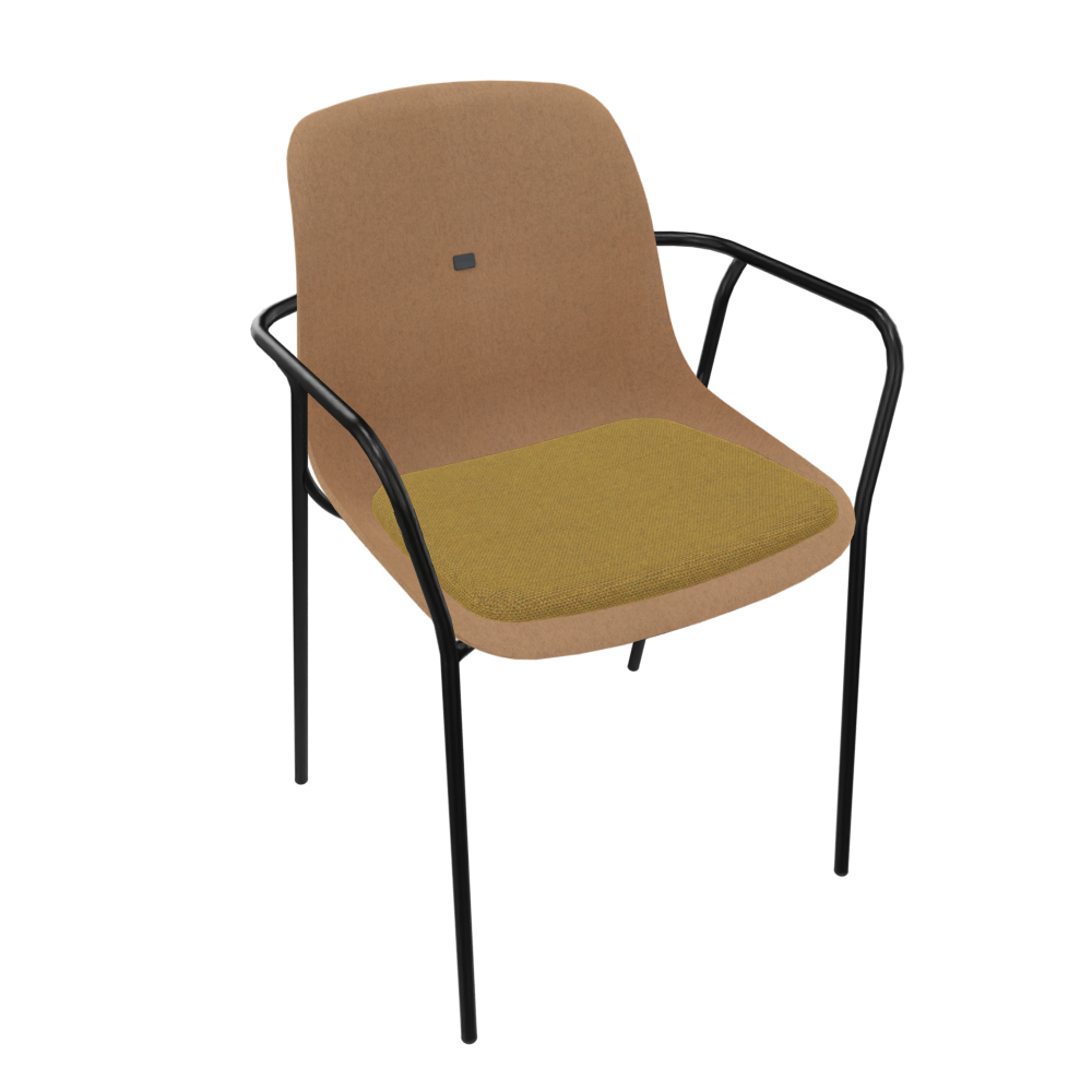 Brown Beige Veeda Fine Armchair