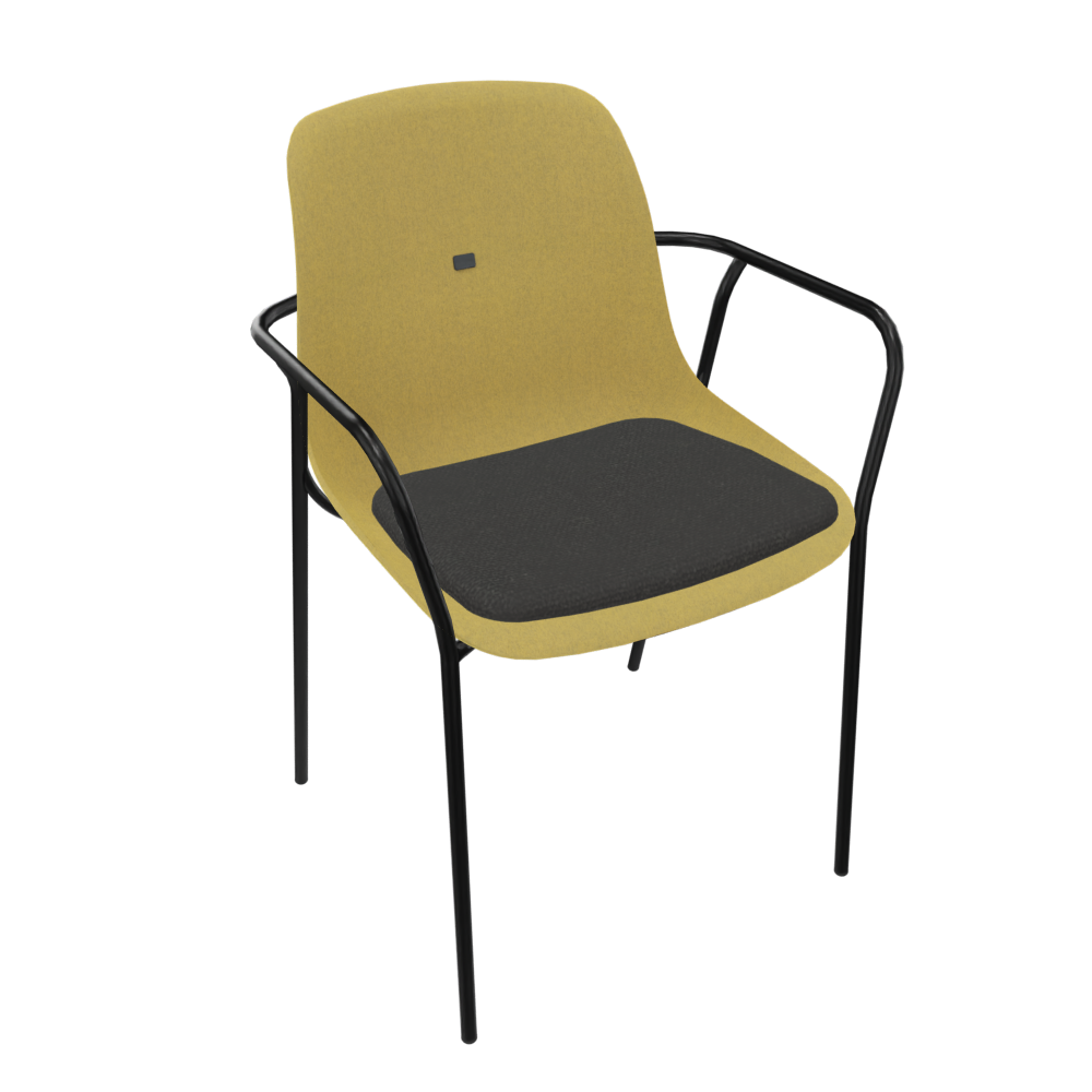 Curry Yellow Veeda Fine Armchair