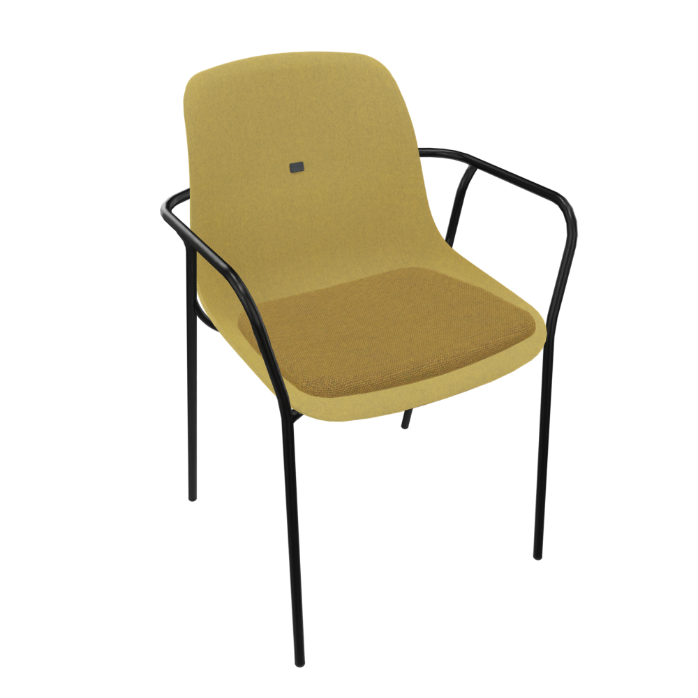 Curry Yellow Veeda Fine Armchair