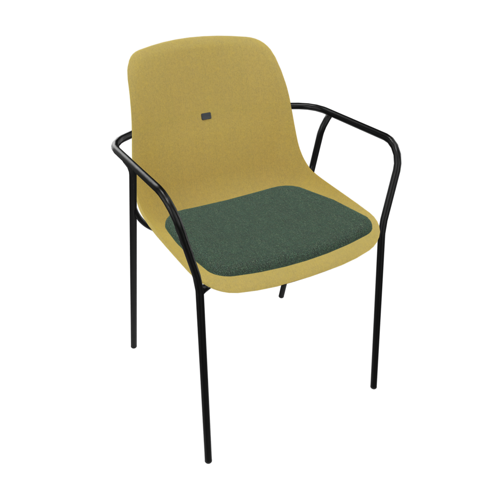 Curry Yellow Veeda Fine Armchair