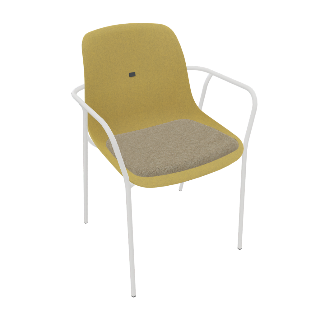 Curry Yellow Veeda Fine Armchair