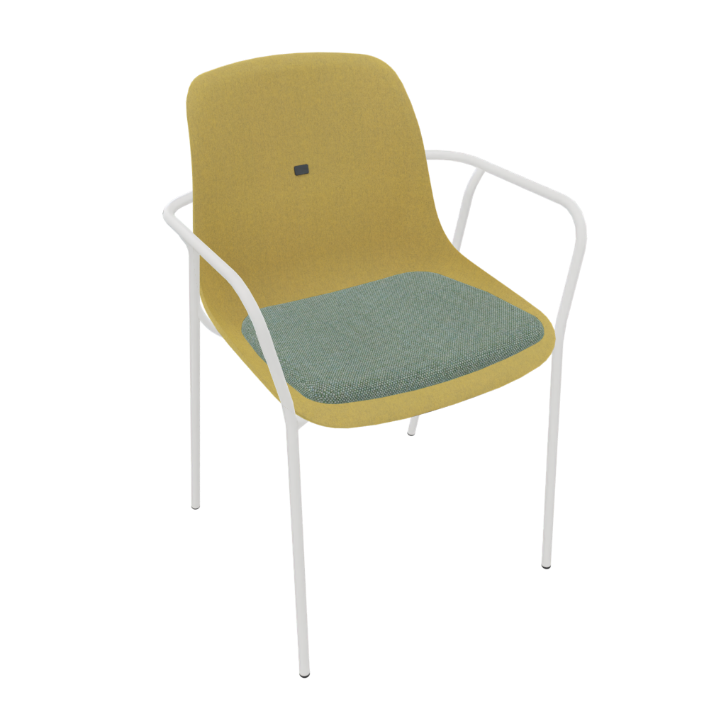 Curry Yellow Veeda Fine Armchair