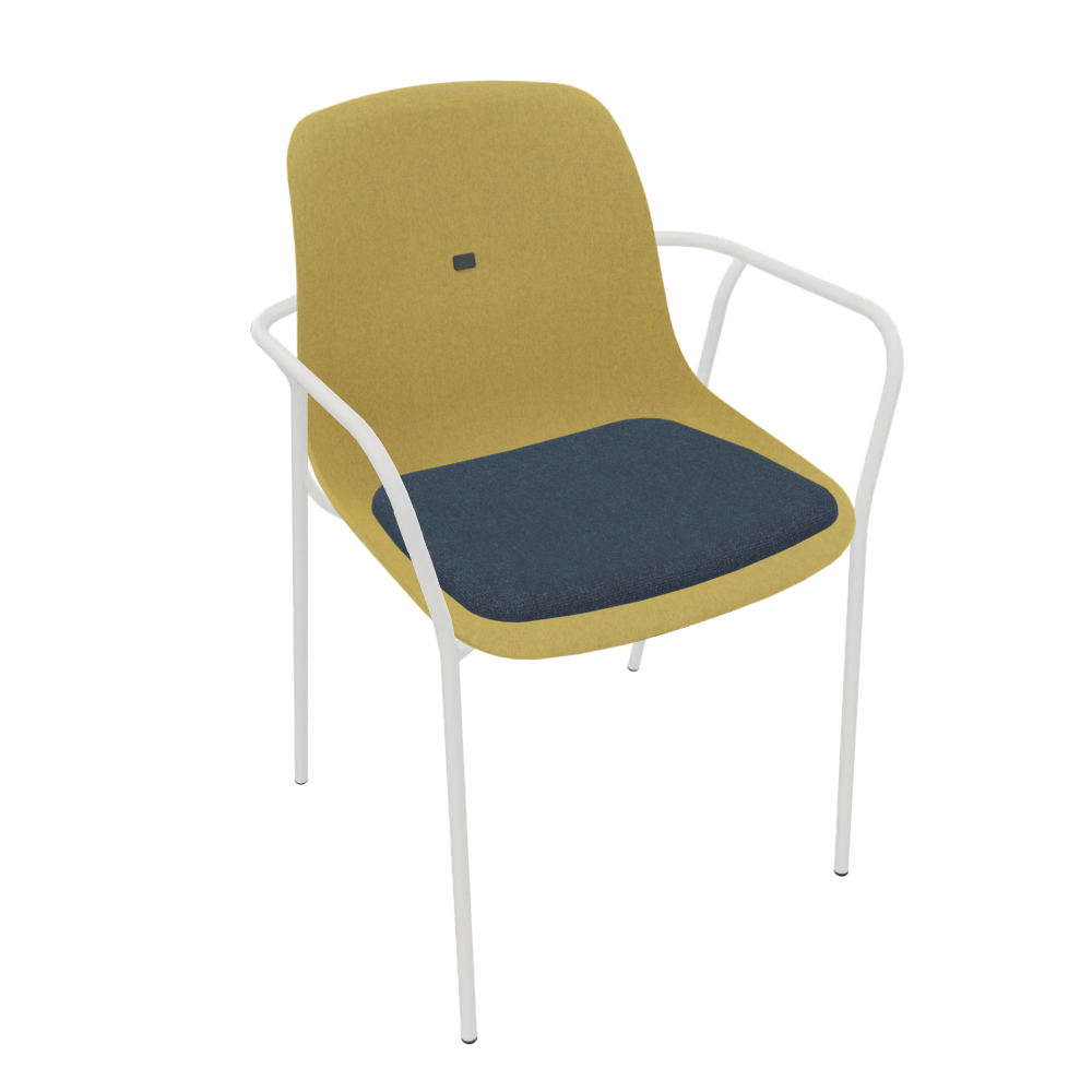 Curry Yellow Veeda Fine Armchair