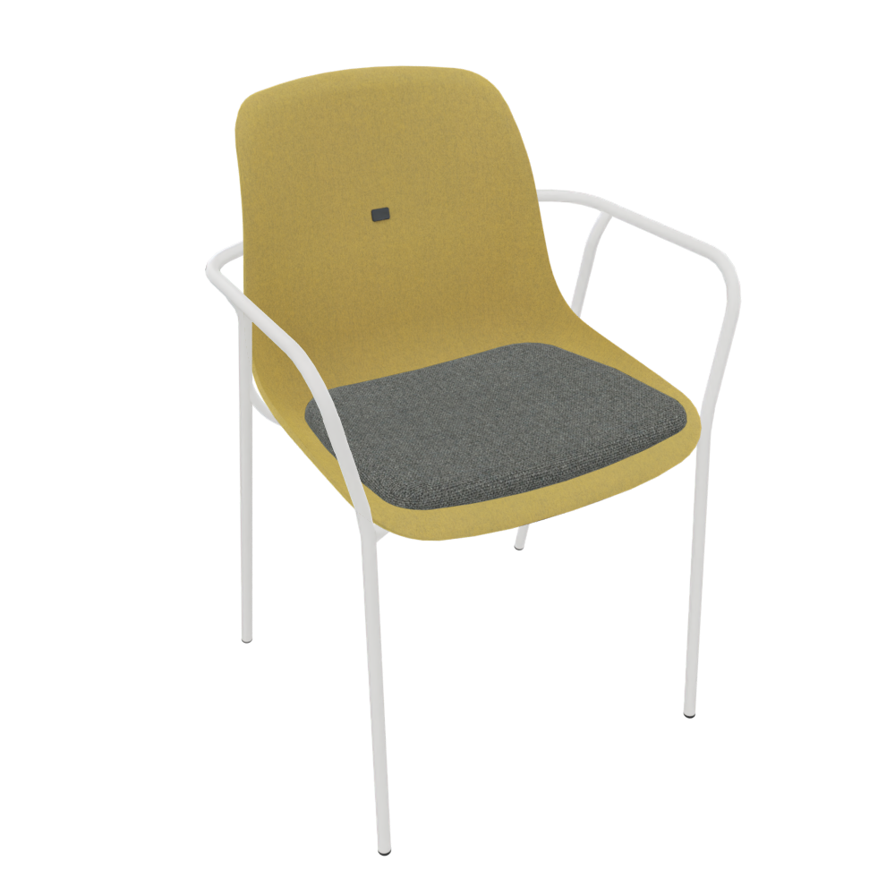 Curry Yellow Veeda Fine Armchair