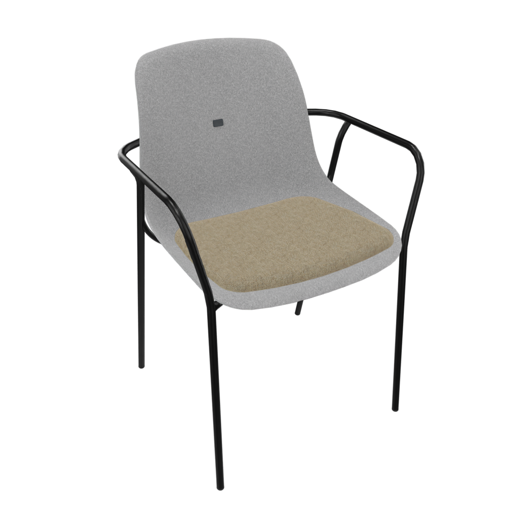 Light Grey Veeda Fine Armchair