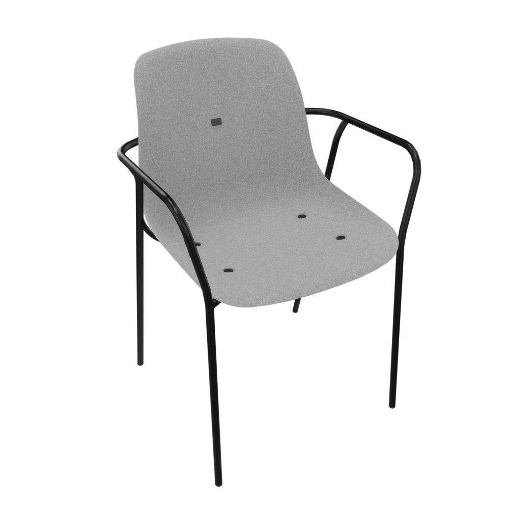 Light Grey Veeda Fine Armchair