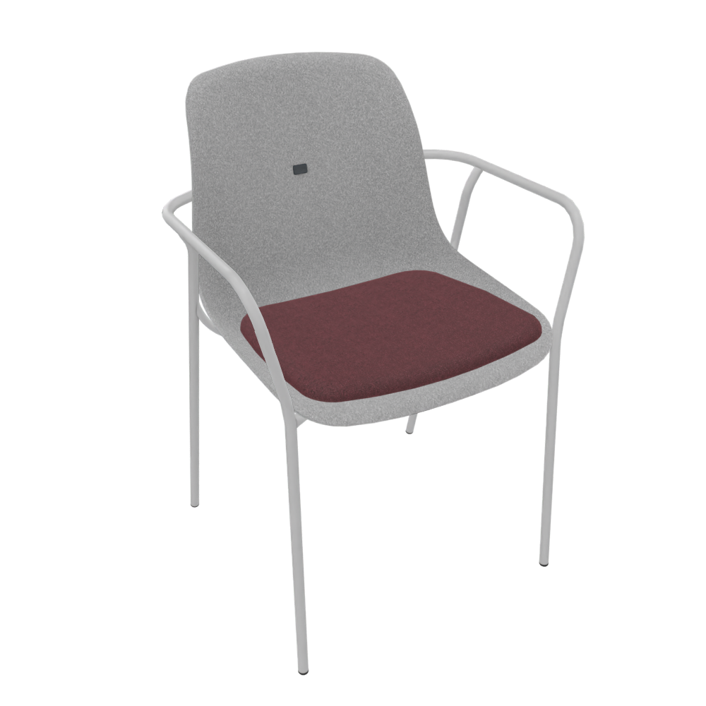 Light Grey Veeda Fine Armchair