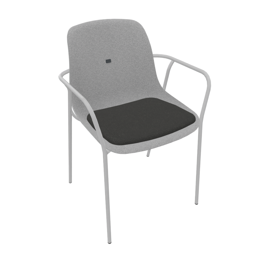 Light Grey Veeda Fine Armchair