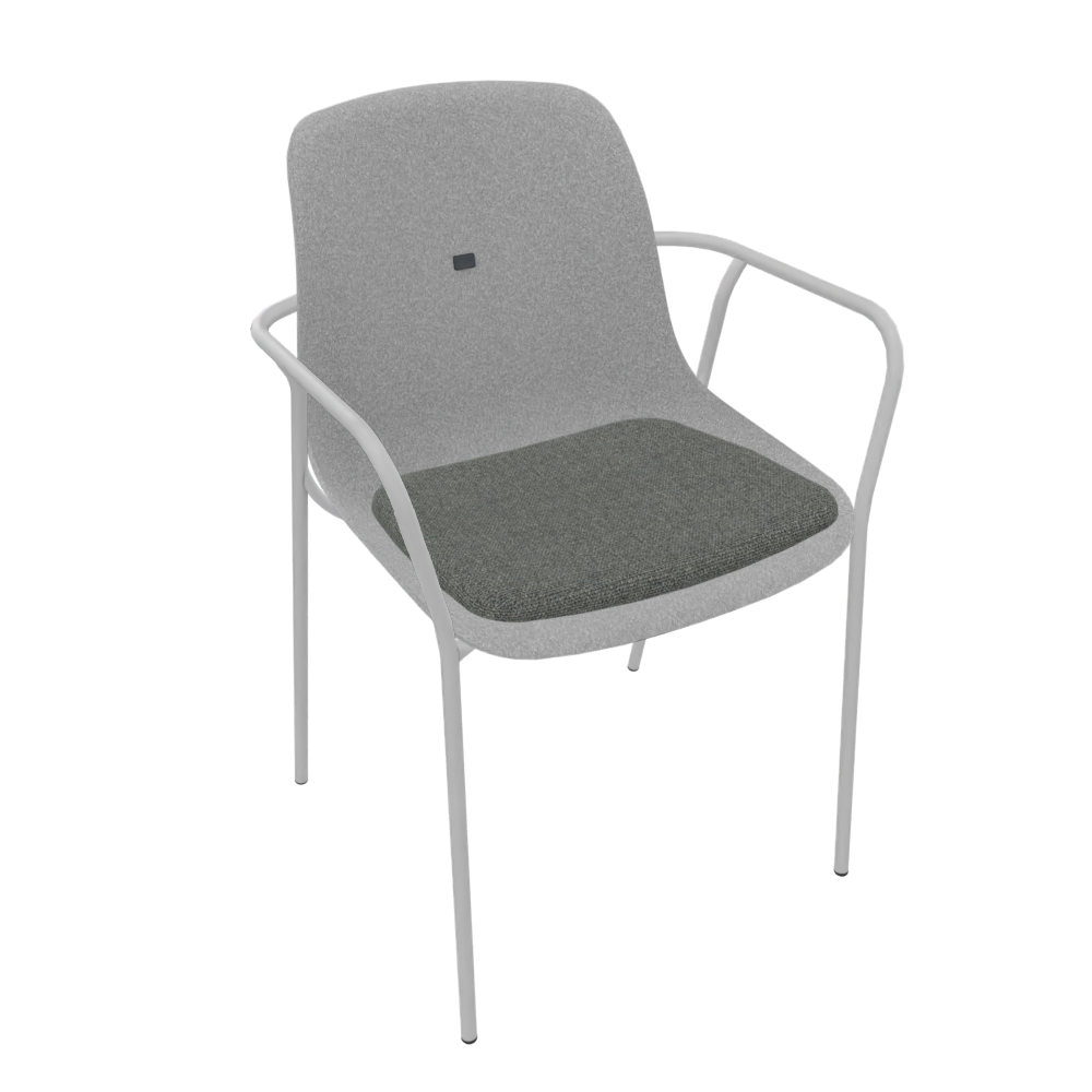 Light Grey Veeda Fine Armchair