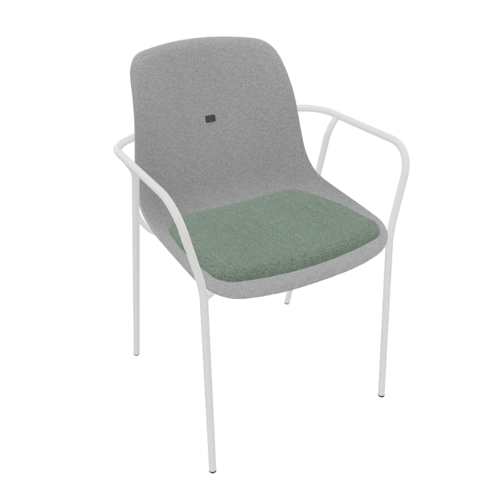 Light Grey Veeda Fine Armchair