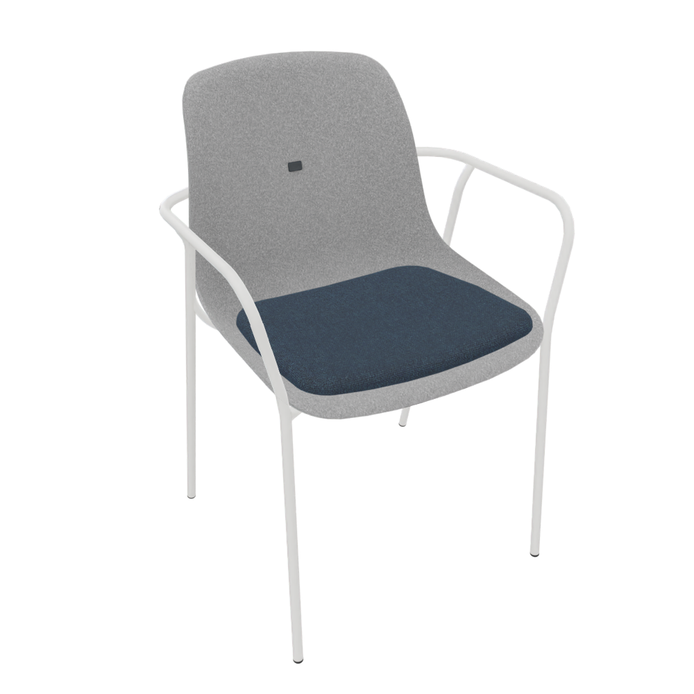 Light Grey Veeda Fine Armchair