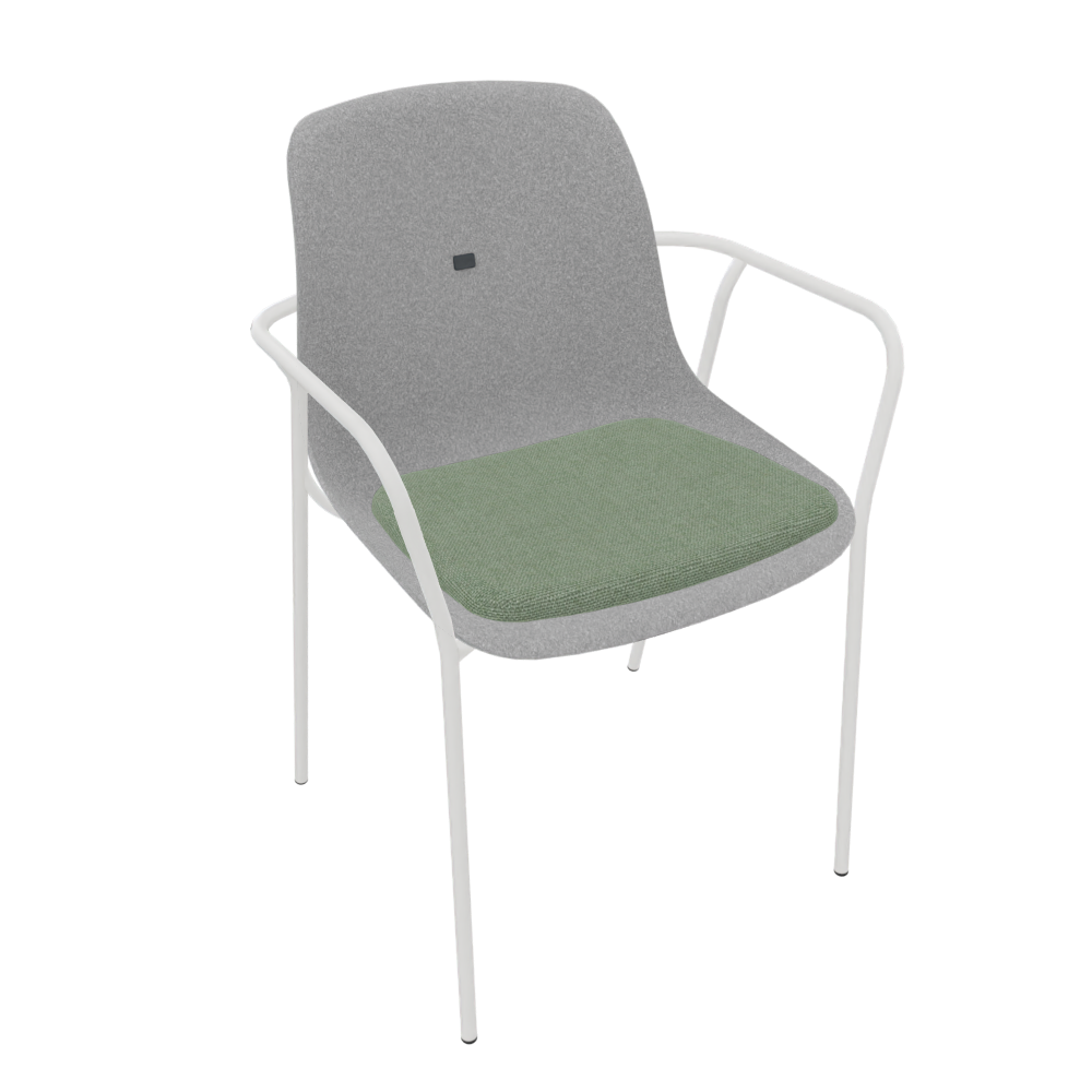 Light Grey Veeda Fine Armchair