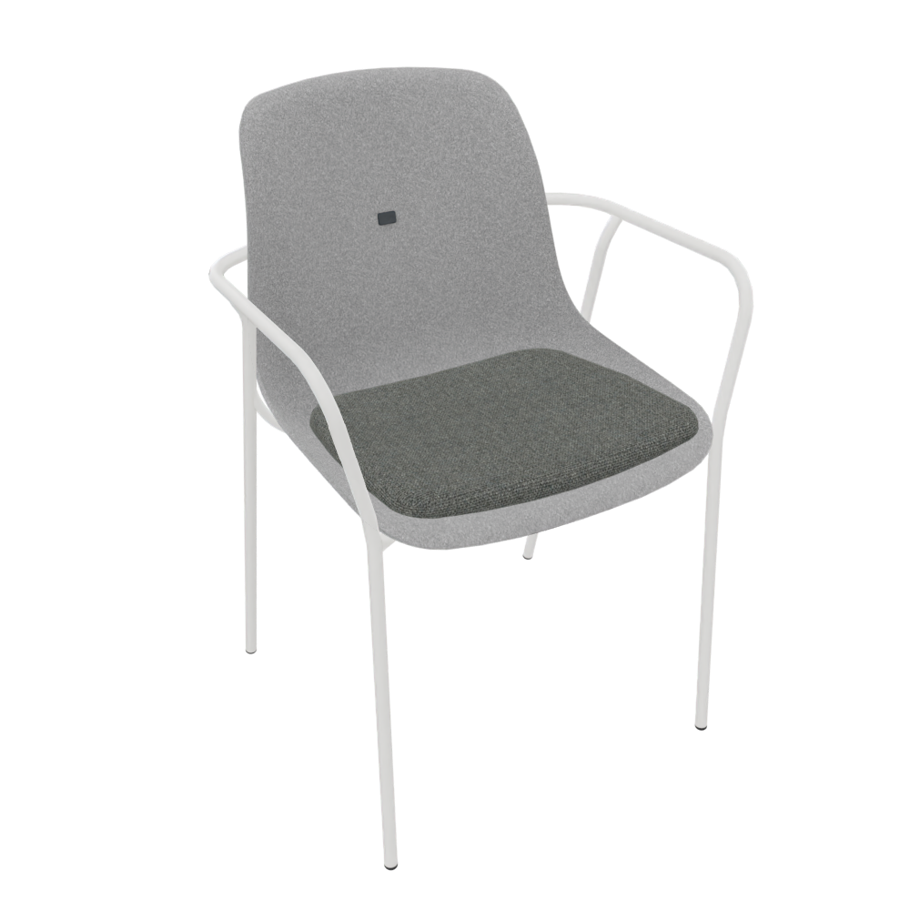 Light Grey Veeda Fine Armchair