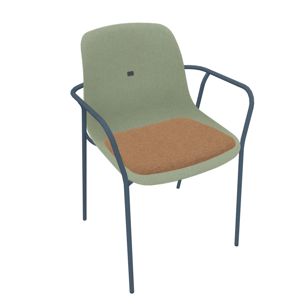 Pastel Turquoise Veeda Fine Armchair