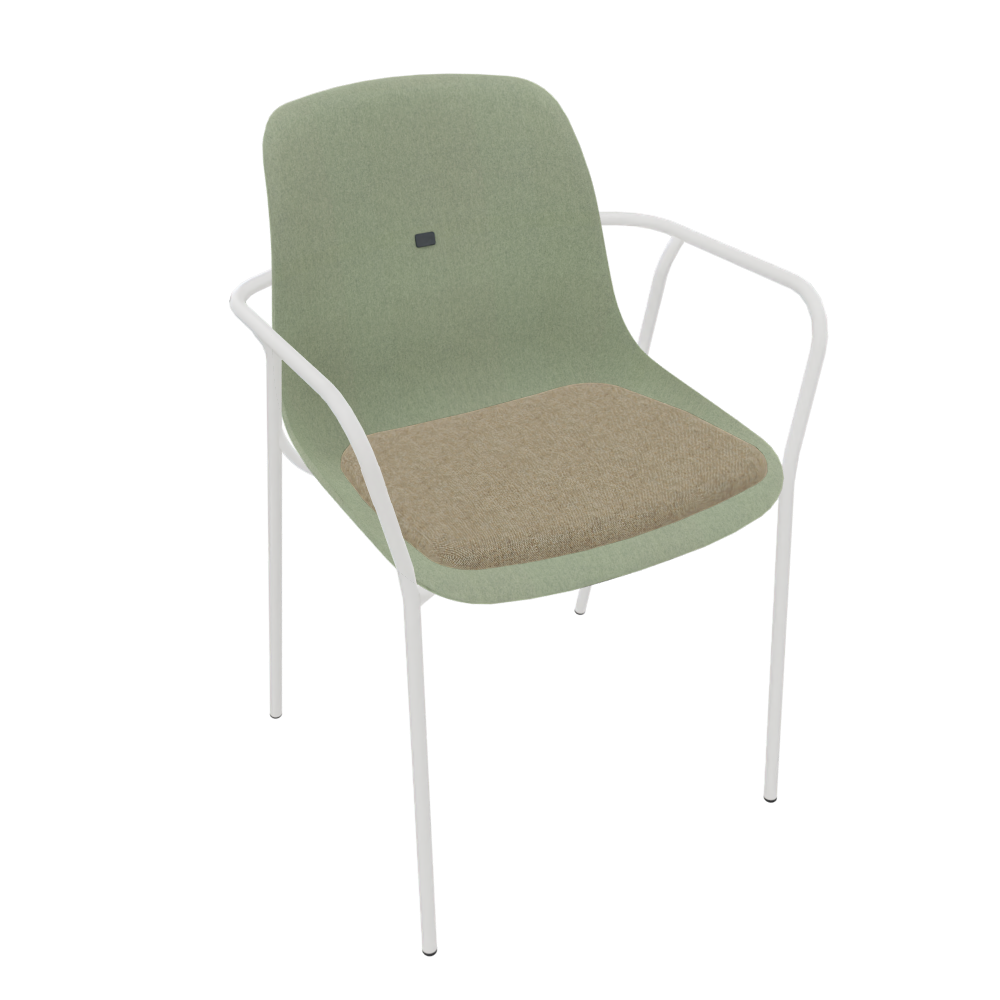 Pale Light Green Veeda Fine Armchair