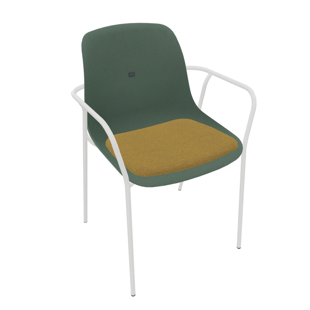 Pine Dark Green Veeda Fine Armchair