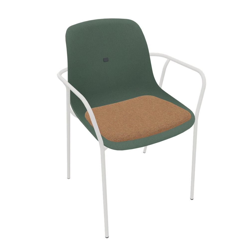 Pine Dark Green Veeda Fine Armchair