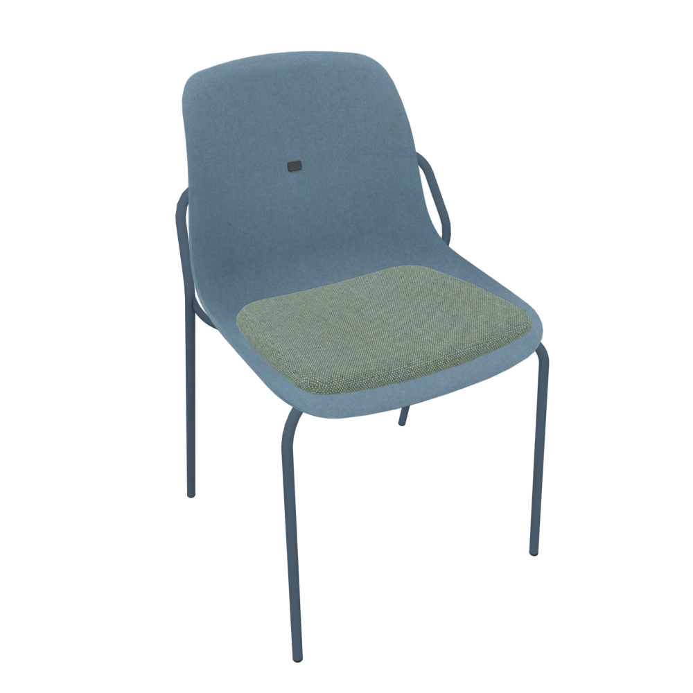 Azure Blue Veeda Fine Chair