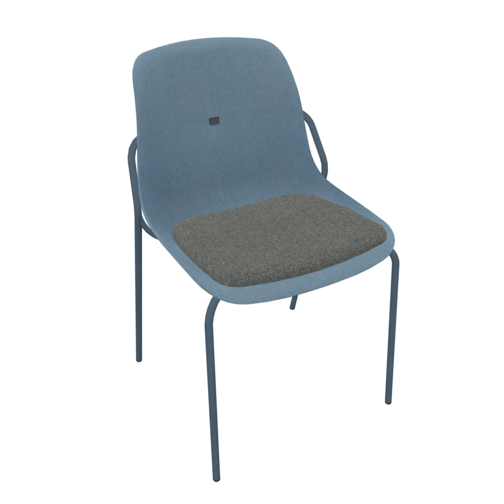 Azure Blue Veeda Fine Chair