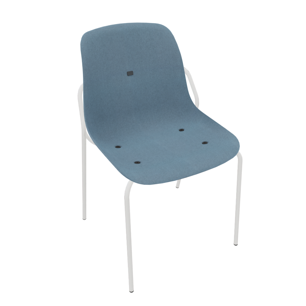 Azure Blue Veeda Fine Chair