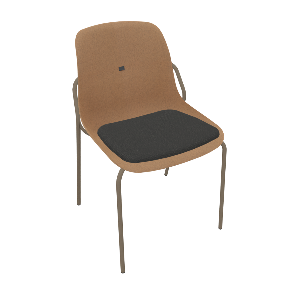 Brown Beige Veeda Fine Chair