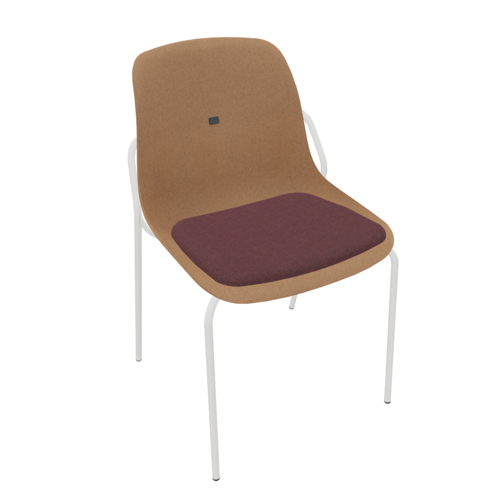 Brown Beige Veeda Fine Chair