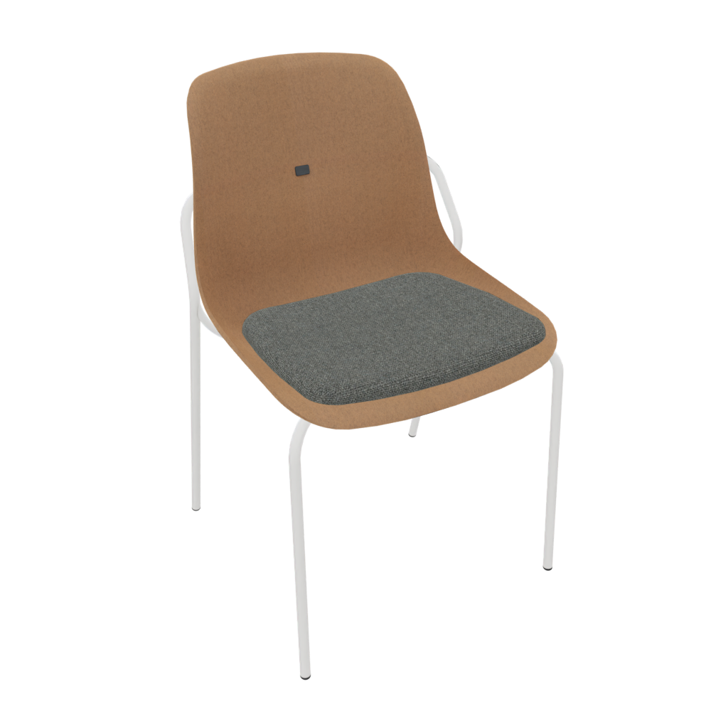 Brown Beige Veeda Fine Chair