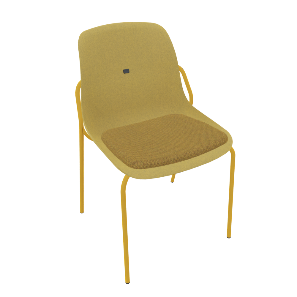 Curry Yellow Veeda Fine Chair