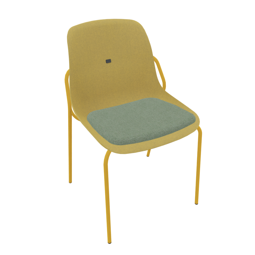 Curry Yellow Veeda Fine Chair