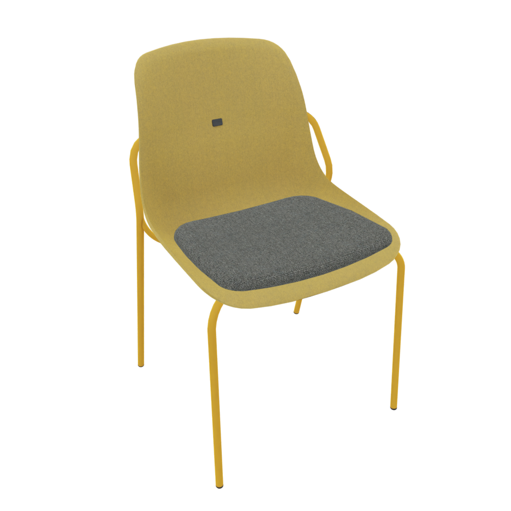 Curry Yellow Veeda Fine Chair