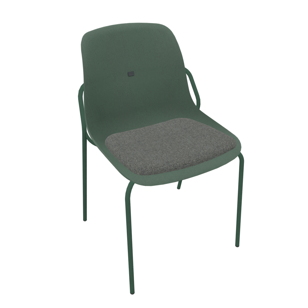 Pine Dark Green Veeda Fine Chair