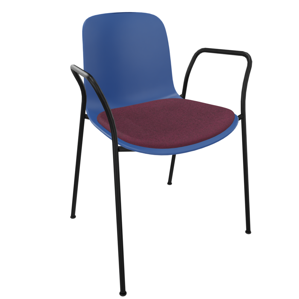 Violet Blue Fluxee Armchair