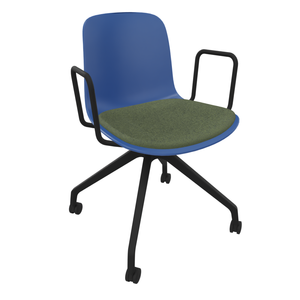 Violet Blue Fluxee Task Armchair