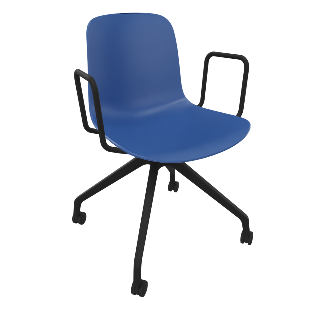 Violet Blue Fluxee Task Armchair