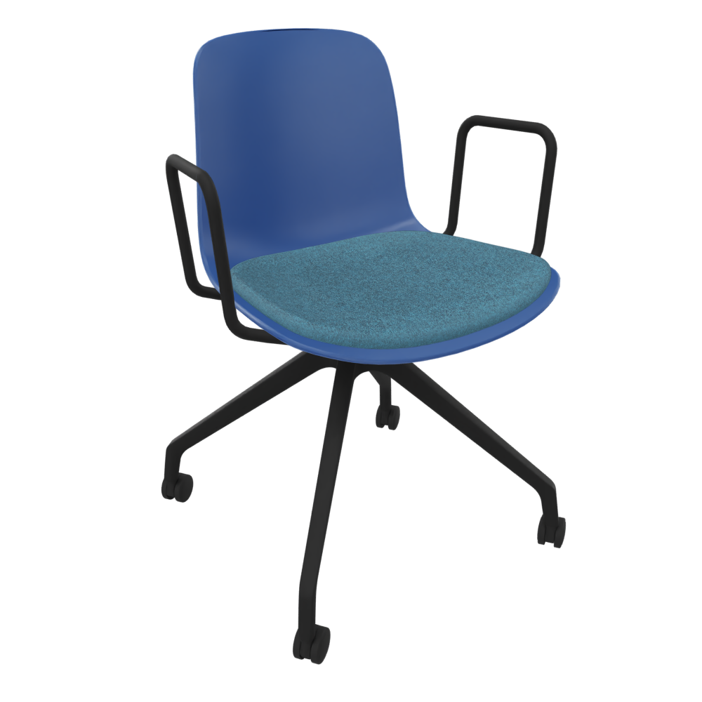 Violet Blue Fluxee Task Armchair