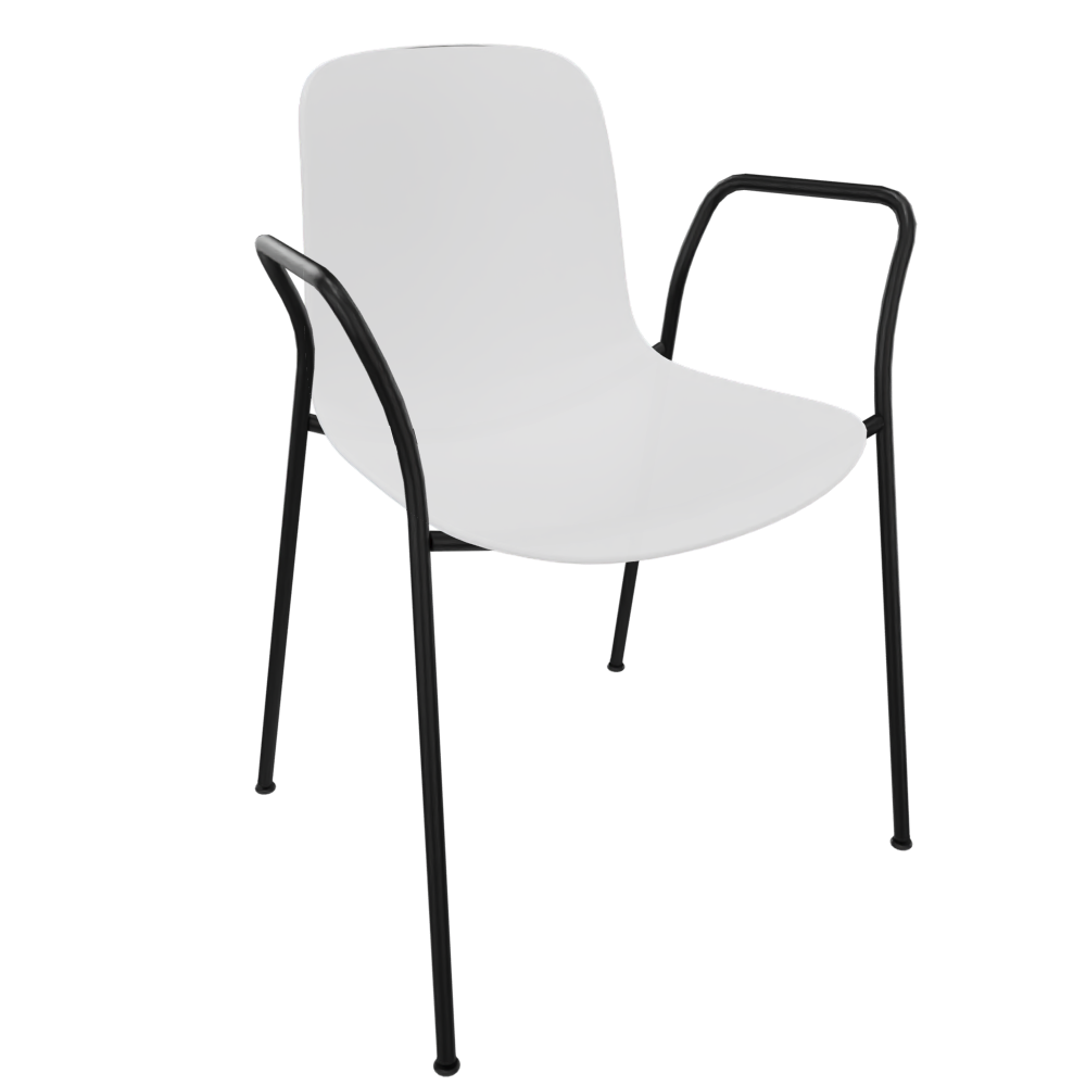 White Fluxee Armchair