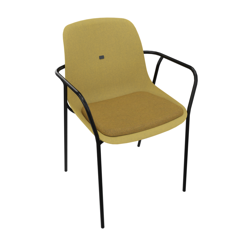 Curry Yellow Veeda Fine Armchair