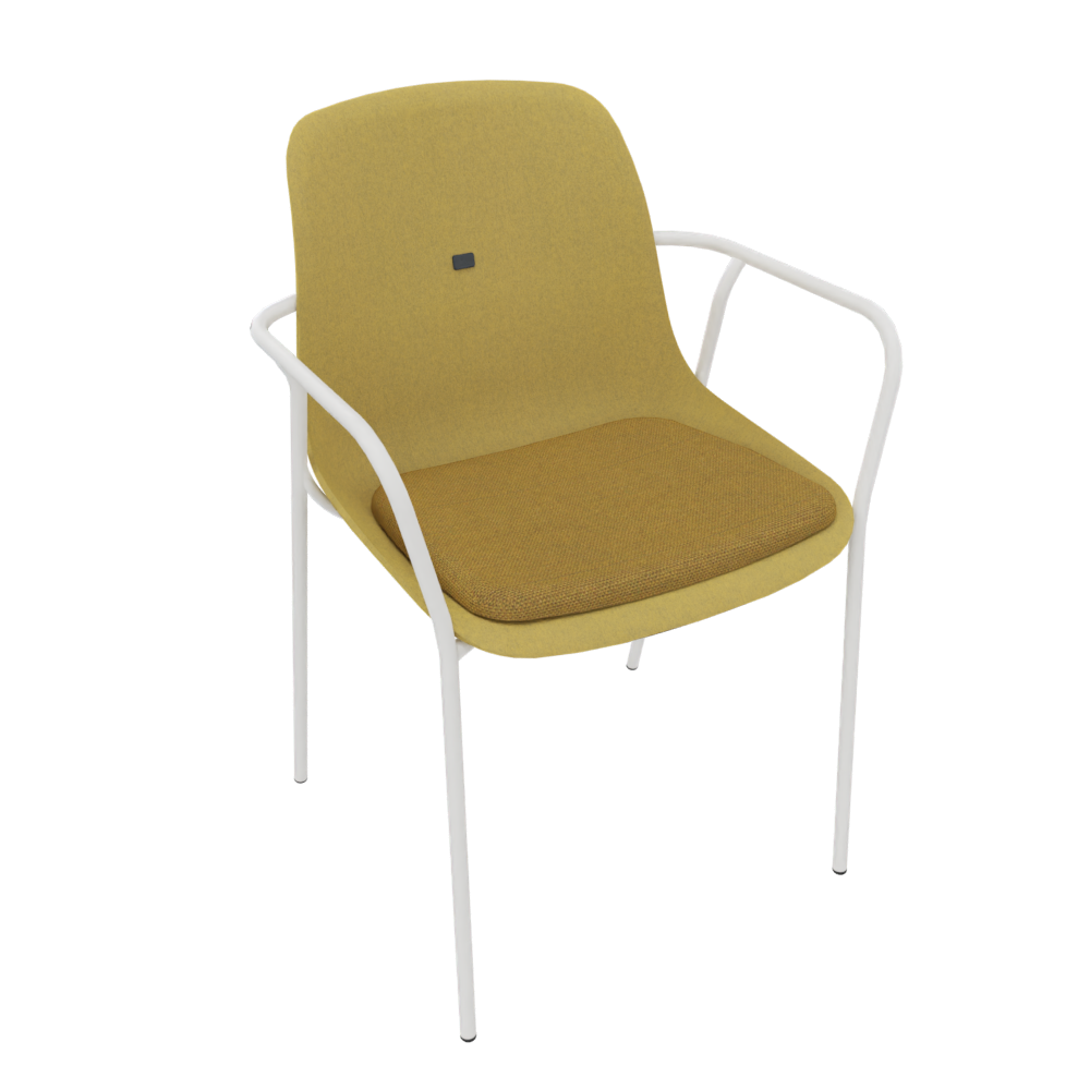 Curry Yellow Veeda Fine Armchair