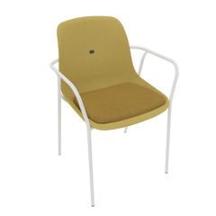 Curry Yellow Veeda Fine Armchair