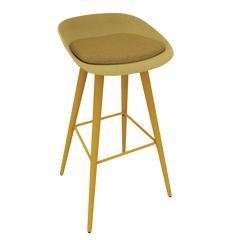 Curry Yellow Veeda Wooden Stool